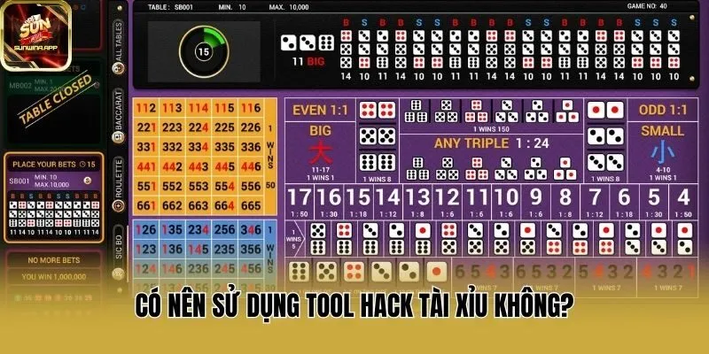 Có nên sử dụng tool hack tài xỉu không?