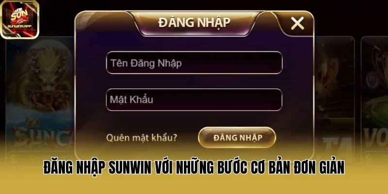 Đăng nhập Sunwin với những bước cơ bản đơn giản