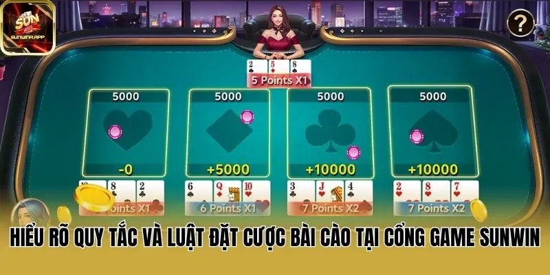 Hiểu rõ quy tắc và luật đặt cược bài cào tại cổng game Sunwin