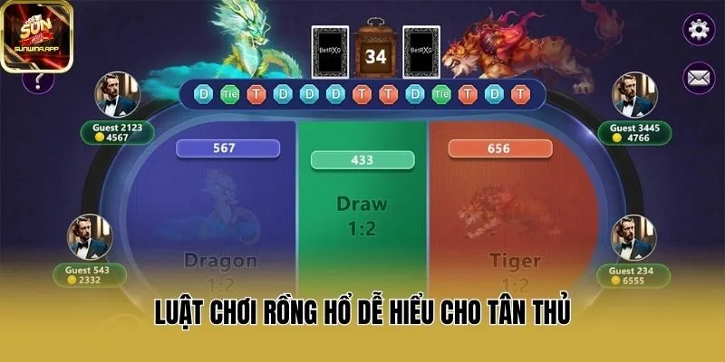 Luật chơi Rồng hổ dễ hiểu cho tân thủ